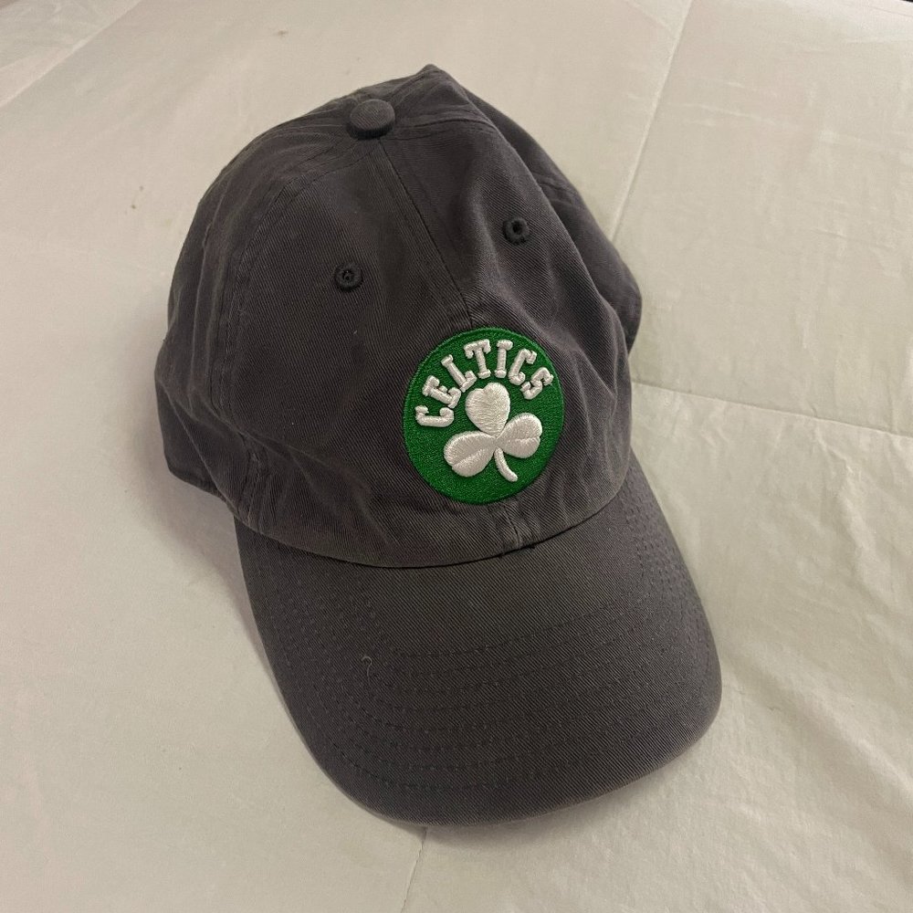 '47 Brand Boston Celtics Clean Up Hat Dark Gray